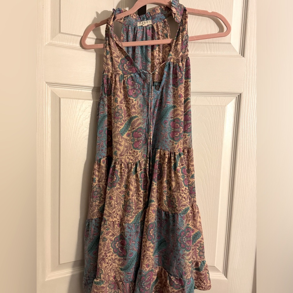 Slightly Oversized Shift Dress / Paisley/Floral